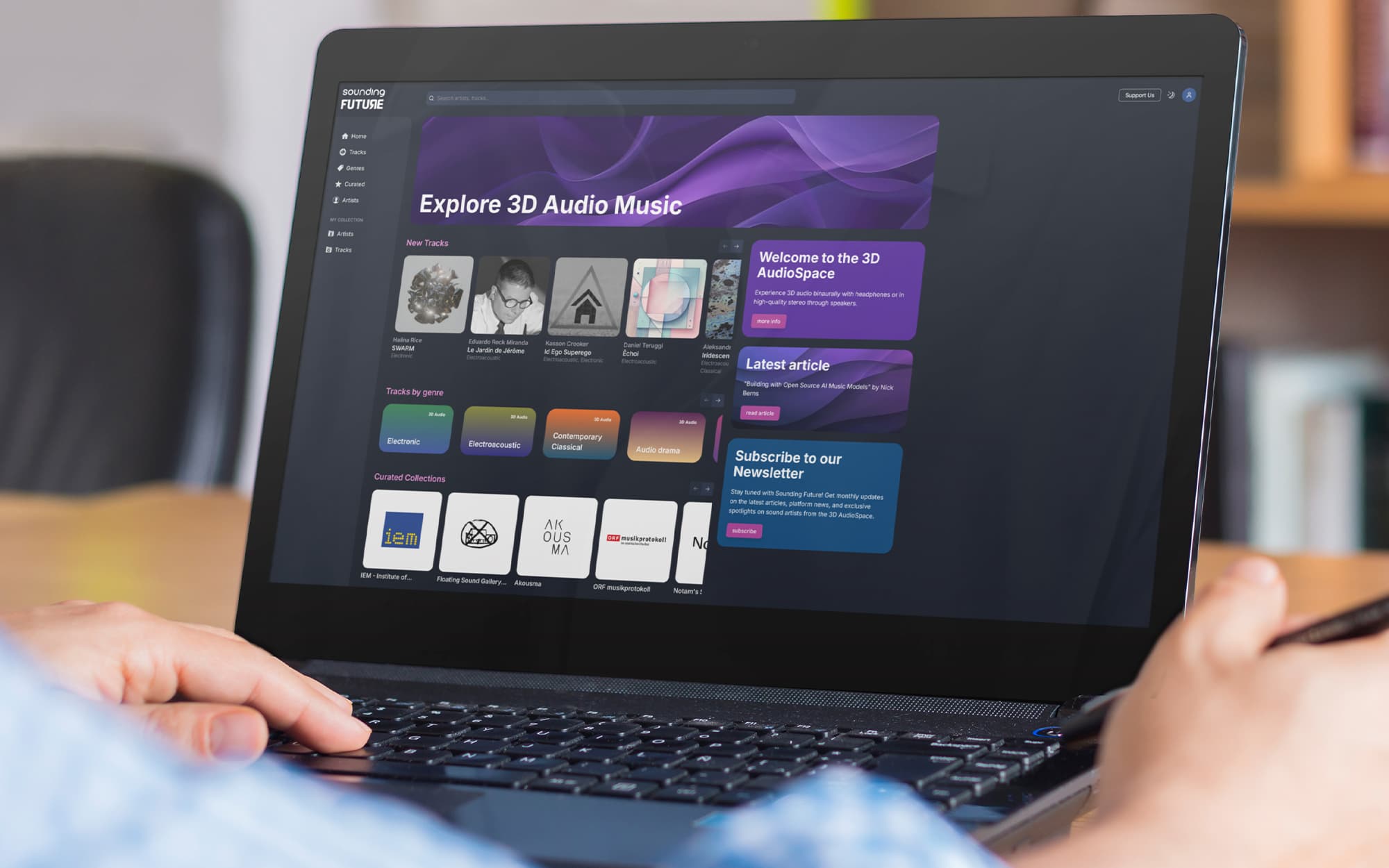 Innovative streaming with the 3D AudioSpace from Sounding Future