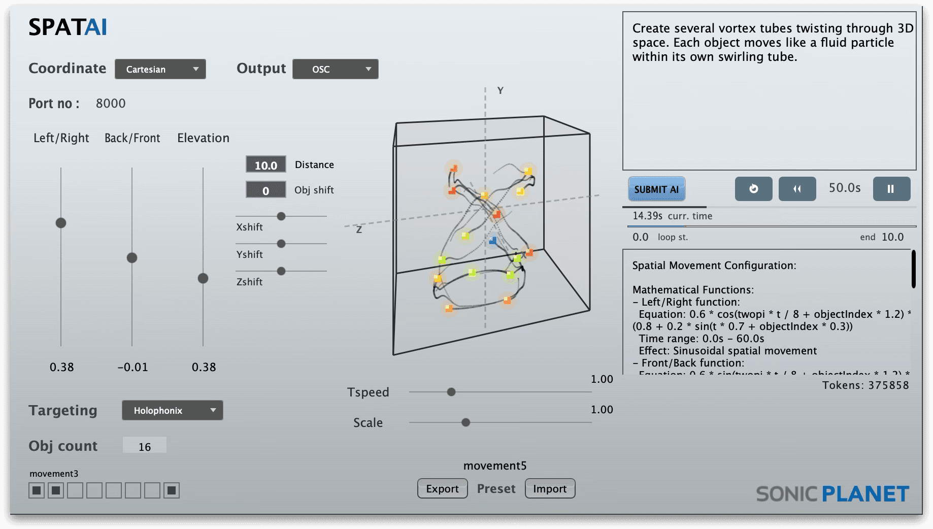 From Semantics to Trajectories: Reimagining the Spatial Audio Workflow with Generative SPATAI