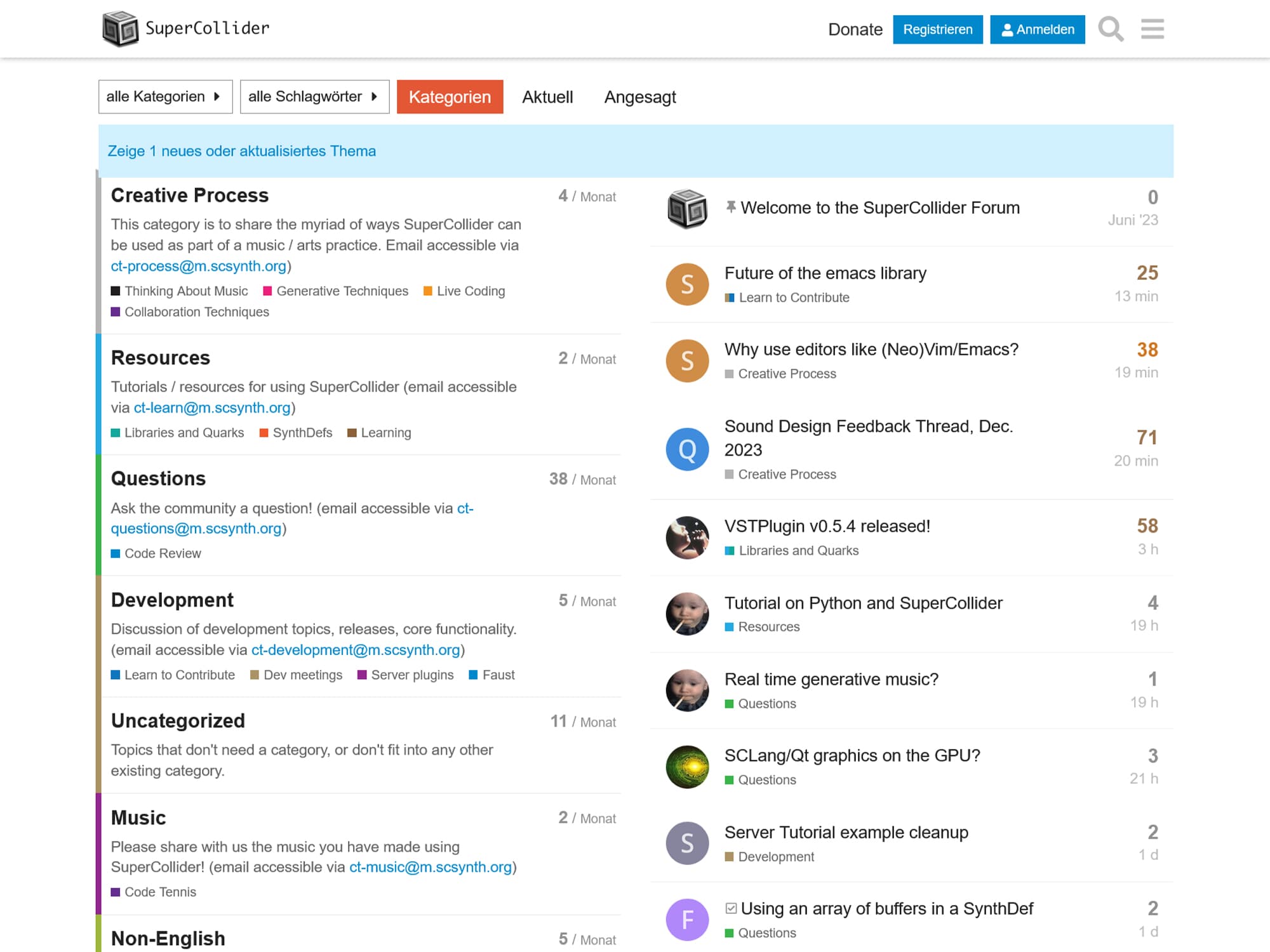 scsynth Forum