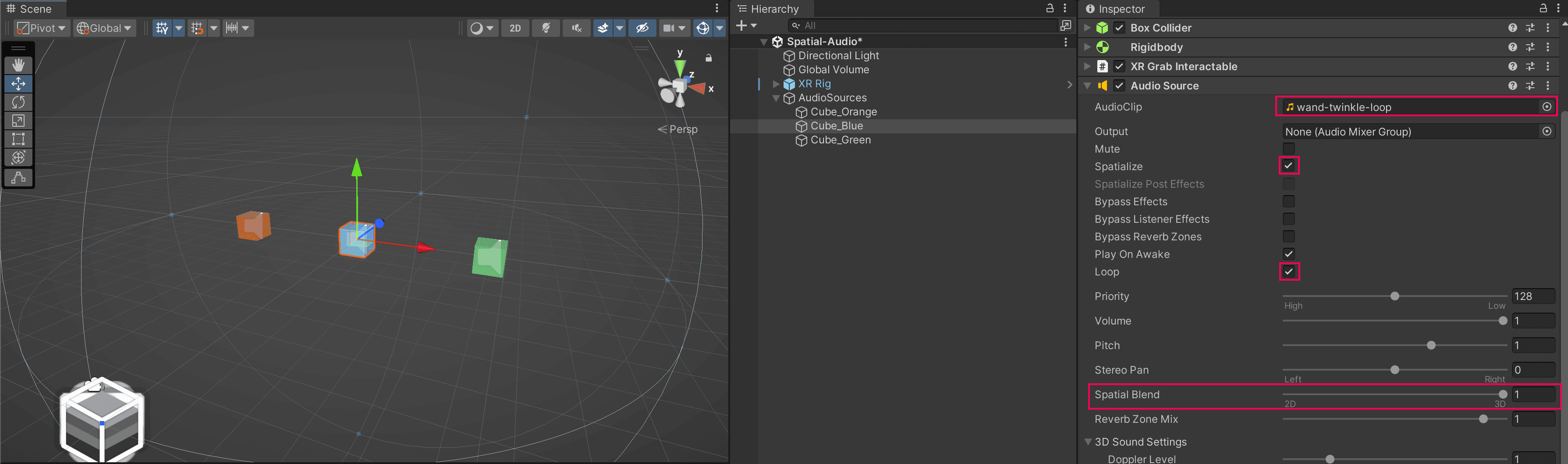 Unity Audio Spatializer SDK